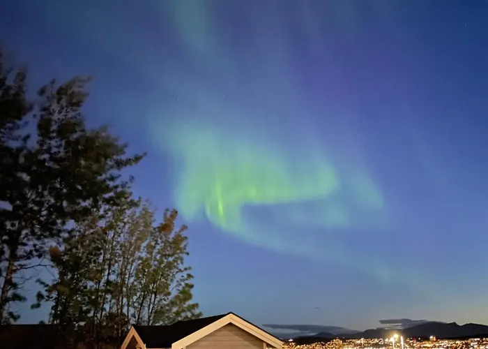 Homey With Sea View 特罗姆瑟